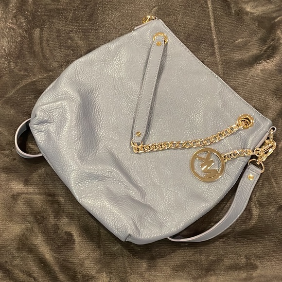 Michael Kors summer blue chain link crossbody - NWOT - Picture 7 of 7